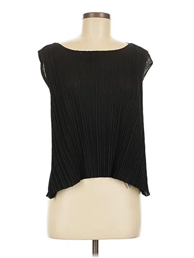 Pre-owned Lucca Sleeveless Blouse In Black
