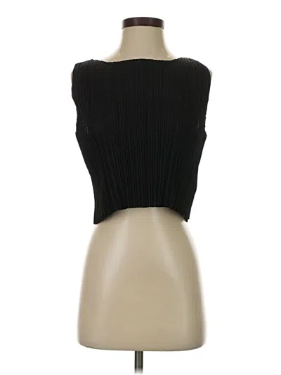 Pre-owned Lucca Sleeveless Top Black Strapless Neckline Tops