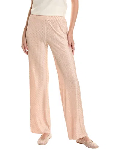 Lucca Textured Pant In Pink