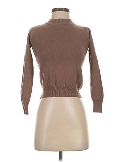 Pre-owned Lucca Turtleneck Sweater In Brown