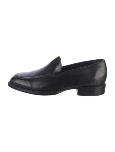 Pre-owned Lucchese Leather Monk Straps In Black