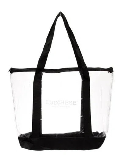 Pre-owned Lucchese Pvc Tote In Black