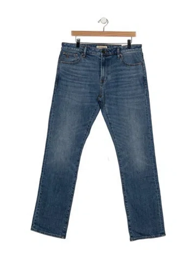 Pre-owned Lucchese Straight-leg Jeans W/ Tags In Blue