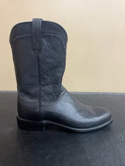 Pre-owned Lucchese T6182.c2 Cowboy Boot (multiple Sizes) In Black