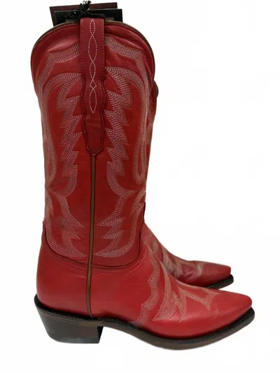 Lucchese Women's Western Boots In Red
