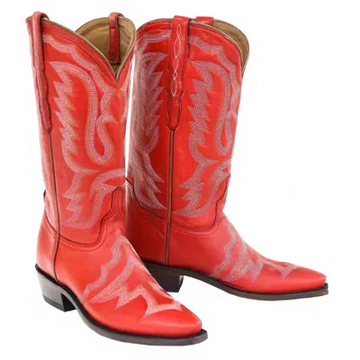 Lucchese Women's Western Boots In Sage Red