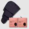 Luce Beauty Adjustable Hair Towel Wrap In Black