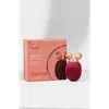 Luce Beauty Dual-sided Cleansing Face Brush, Massager & Roller In Burgundy
