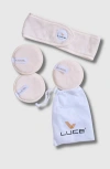 Luce Beauty Eco-conscious 5-piece Makeup Remover Set In White