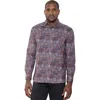 Luchiano Visconti Abstract Digital Design Shirt In Purple