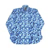 Luchiano Visconti Boxes On Boxes Shirt In Blue