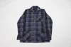 Luchiano Visconti Grey, Navy, And Royal Blue Plaid Shaket In Black