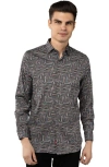Luchiano Visconti Interval Daggers With Colored Marks Shirt In Multi