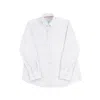 Luchiano Visconti Leo Blue And Red Circle Jacquard Shirt In White