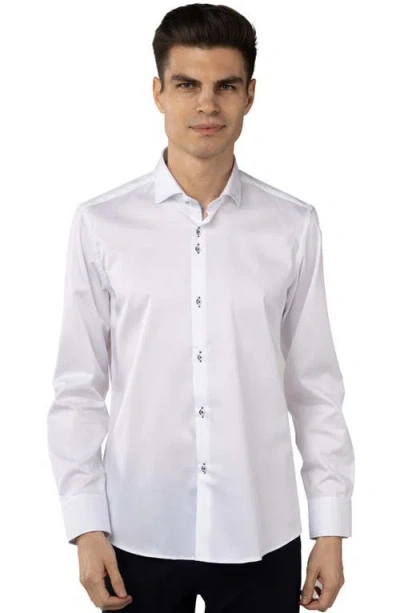 LUCHIANO VISCONTI LUCHIANO VISCONTI LEO SOLID  SHIRT