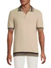 Luchiano Visconti Men's Cotton-blend Polo Shirt