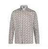 Luchiano Visconti Guitar Print Long Sleeve Shirt