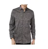 Luchiano Visconti Men's Printed Daggers Multicolor Shirt