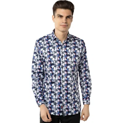 LUCHIANO VISCONTI LUCHIANO VISCONTI MULTI SHAPES SHIRT