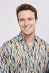Luchiano Visconti Multicolor Stripe Shirt In Blue
