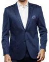 Luchiano Visconti Navy And Blue Sportcoat (tall) In Multi