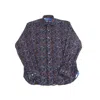 Luchiano Visconti Navy With Circles Shirt In Blue