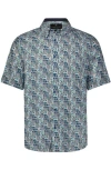 Luchiano Visconti Pineapple Print Short Sleeve Shirt In Multi