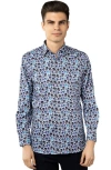 Luchiano Visconti Skull Shirt In Multi