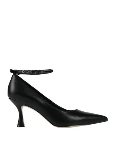 Luciano Barachini Elite Woman Pumps Black Size 8 Leather