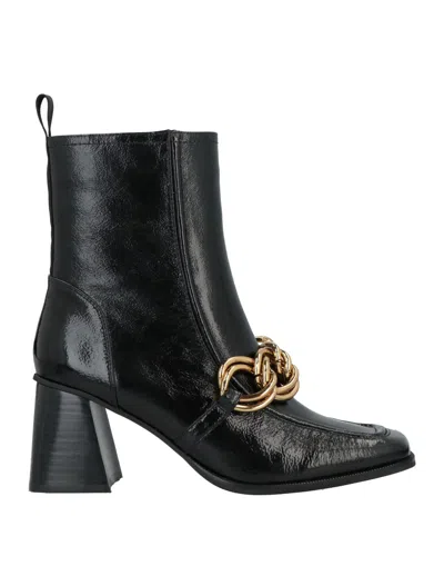 Luciano Barachini Ankle Boots In Black