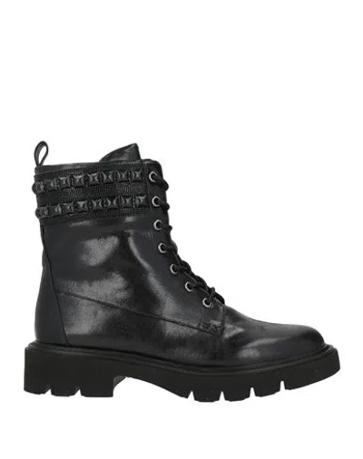 Luciano Barachini Woman Ankle Boots Black Size 9 Synthetic Material