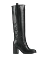 Luciano Barachini Woman Boot Black Size 8 Textile Fibers In Black