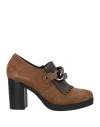 Luciano Barachini Woman Loafers Camel Size 7 Synthetisches Material In Sand