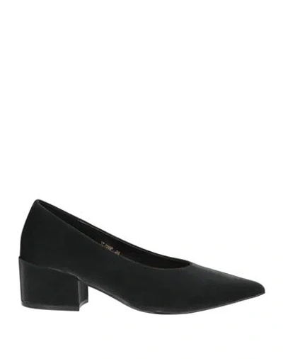 Luciano Barachini Woman Pumps Black Size 10 Synthetic Material