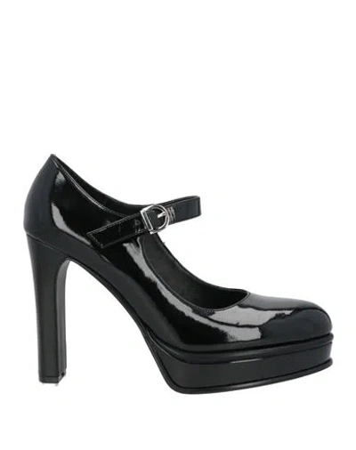 Luciano Barachini Woman Pumps Black Size 5 Soft Leather