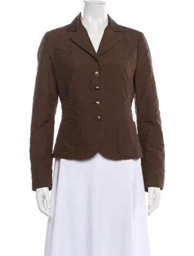 Pre-owned Luciano Barbera Blazer In Brown