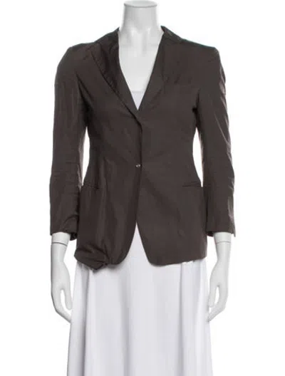 Pre-owned Luciano Barbera Blazer In Brown