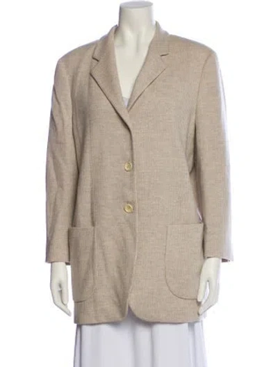 Pre-owned Luciano Barbera Blazer In Neutral