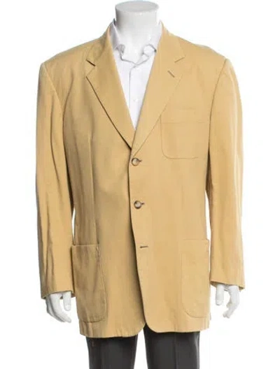 Pre-owned Luciano Barbera Blazer In Yellow
