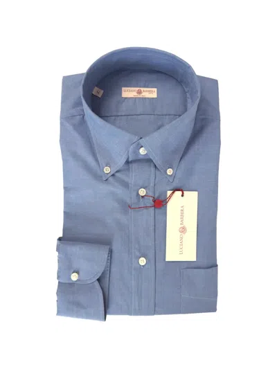 Luciano Barbera Button-down Collar Shirt In Blue