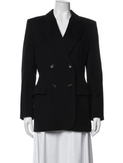 Pre-owned Luciano Barbera Cashmere Blazer In Black