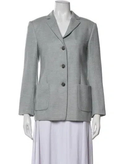 Pre-owned Luciano Barbera Cashmere Blazer In Blue