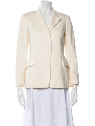 Pre-owned Luciano Barbera Cashmere Blazer In Neutral