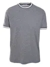 Luciano Barbera Contrasting-trim T-shirt In Blue
