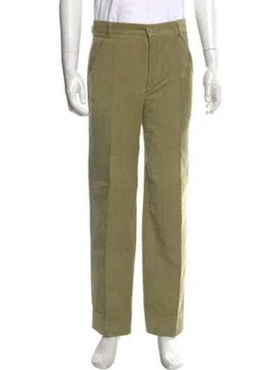 Pre-owned Luciano Barbera Corduroy Pants In Green