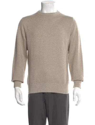 Pre-owned Luciano Barbera Crew Neck Long Sleeve Pullover In Gray