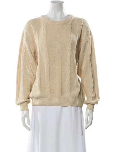 Pre-owned Luciano Barbera Crew Neck Sweater In Neutral