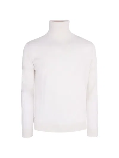 Luciano Barbera Roll-neck Sweater In White