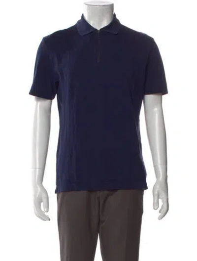 Pre-owned Luciano Barbera Short Sleeve Shirt In Blue