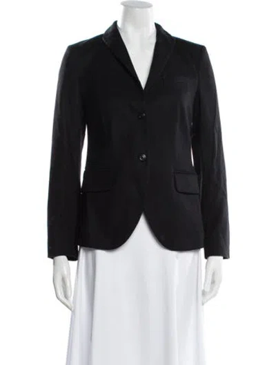Pre-owned Luciano Barbera Wool Blazer In Black